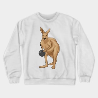 Kangaroo Bowling Bowling ball Crewneck Sweatshirt